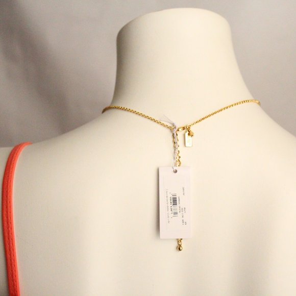 NWT Kate Spade Carnival Crystal Gold Necklace - Picture 2 of 5